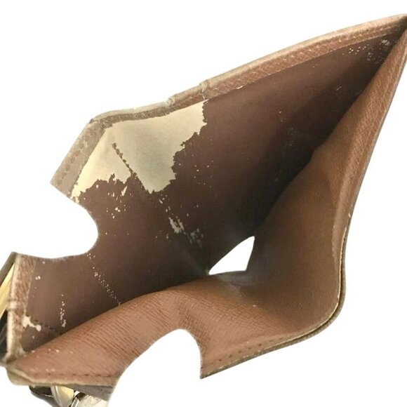 572190AY (L2) Louis Vuitton Wallet Porte Monnaie Brown Monogram - Picture 7 of 9